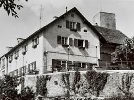 Das Haus mit Terrasse um ca. 1960