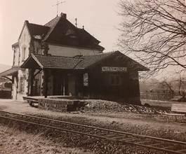 Der ehemalige Bahnhof Niedermurach