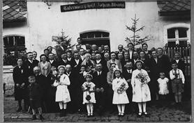 Hochzeit von Ludwig und Margarethe Albang, geb. Schmitzer, 1929