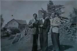Die drei Dorf-Casanovas: v.li. Ulrich Vogl, Karl Steindl, Georg Pronold